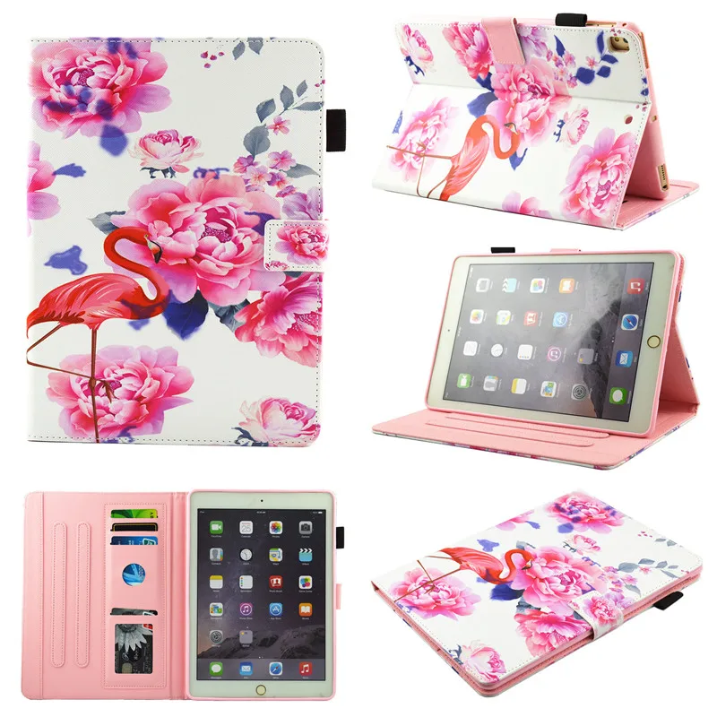 Чехол для планшета Apple iPad Air 1 2 5 6 Pro 9,7 Fundas милый рисунок единорога чехол для нового iPad 9,7 чехол+ стилус