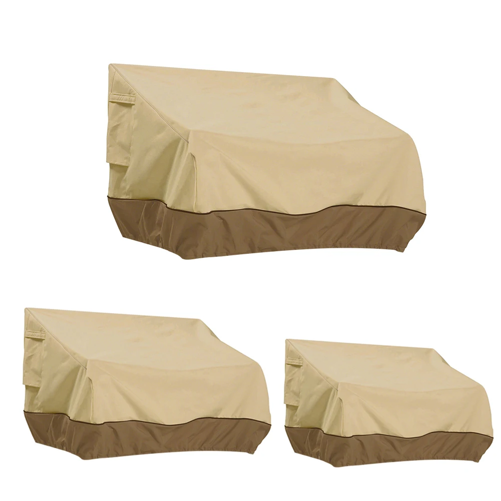 S/M/L Открытый Loveseat Lounge чехол для скамейки Водонепроницаемый Пылезащитный УФ-стойкий чехол для дивана Водонепроницаемый солнцезащитный пылезащитный чехол