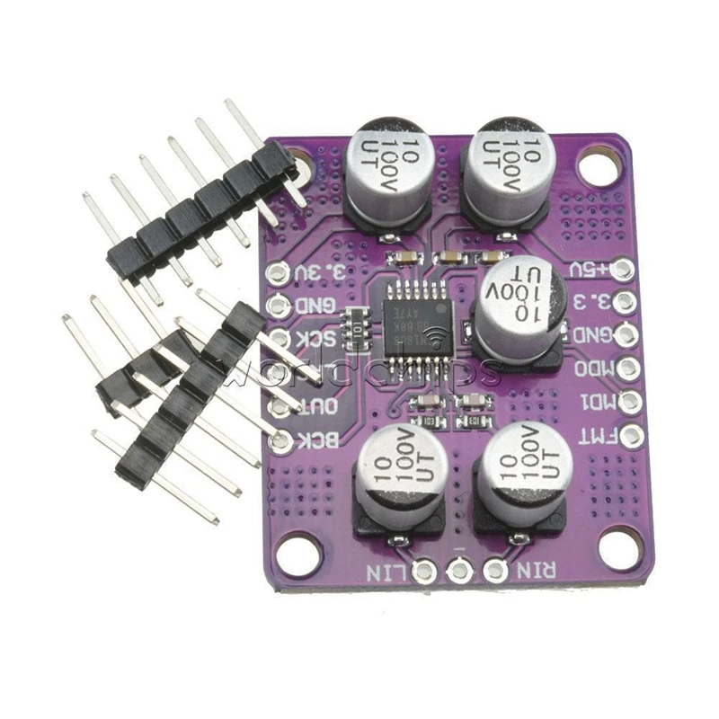 24Bit усилитель Pcm1808 аудио стерео Adc одноконечный аналоговый плеер декодер плата