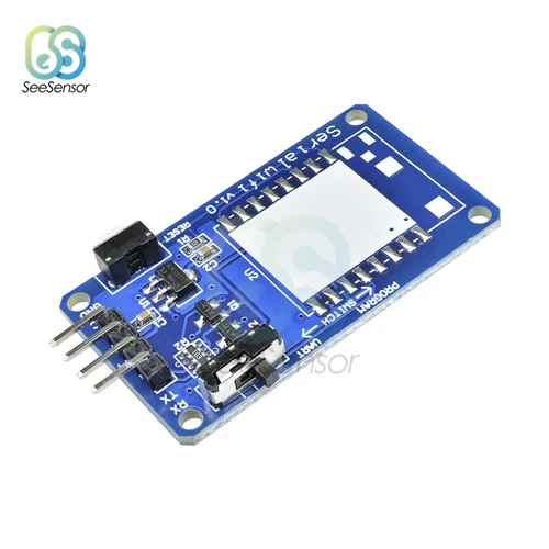 Wifi Adapter ESP8266 ESP-07 ESP07 V1.0 серийный Wifi адаптер приемопередатчика Модуль беспроводной платы 3,3 V 5V 8N1 ttl UART порт контроллер для Arduino - Цвет: Wifi Adapter
