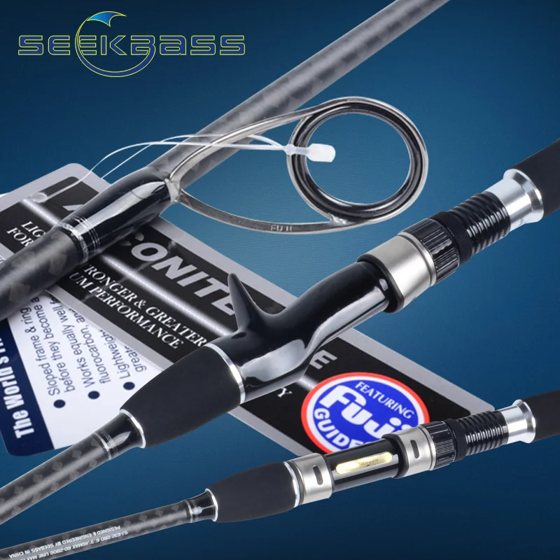 Рыболовная удочка для медленного джиггинга SeekBass 1 93 м полный вес запчастей FUJI: 80 280