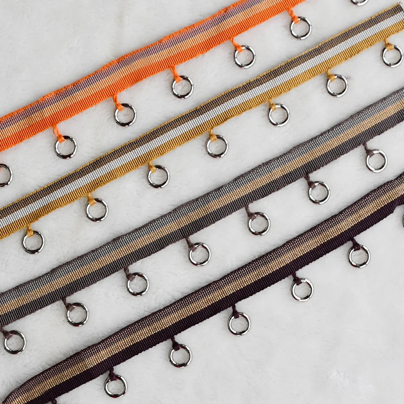 12 м/лот 4 см широкие железные кольца кружевная занавеска отделка дивана