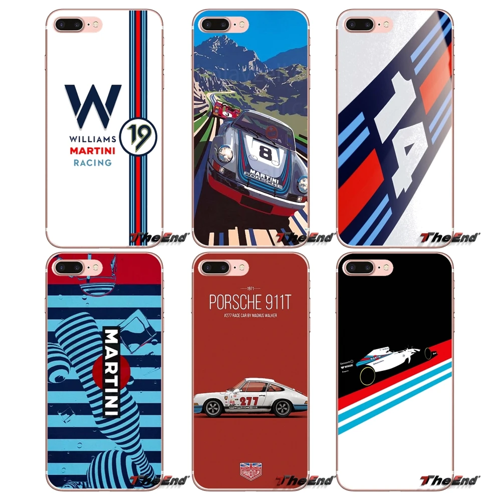 Дизайнерский чехол GOP Martini Racing Mueve с логотипом для iPhone X 4 4S 5 5S 5C SE 6 6S 7 8 Plus Samsung Galaxy J1 J3