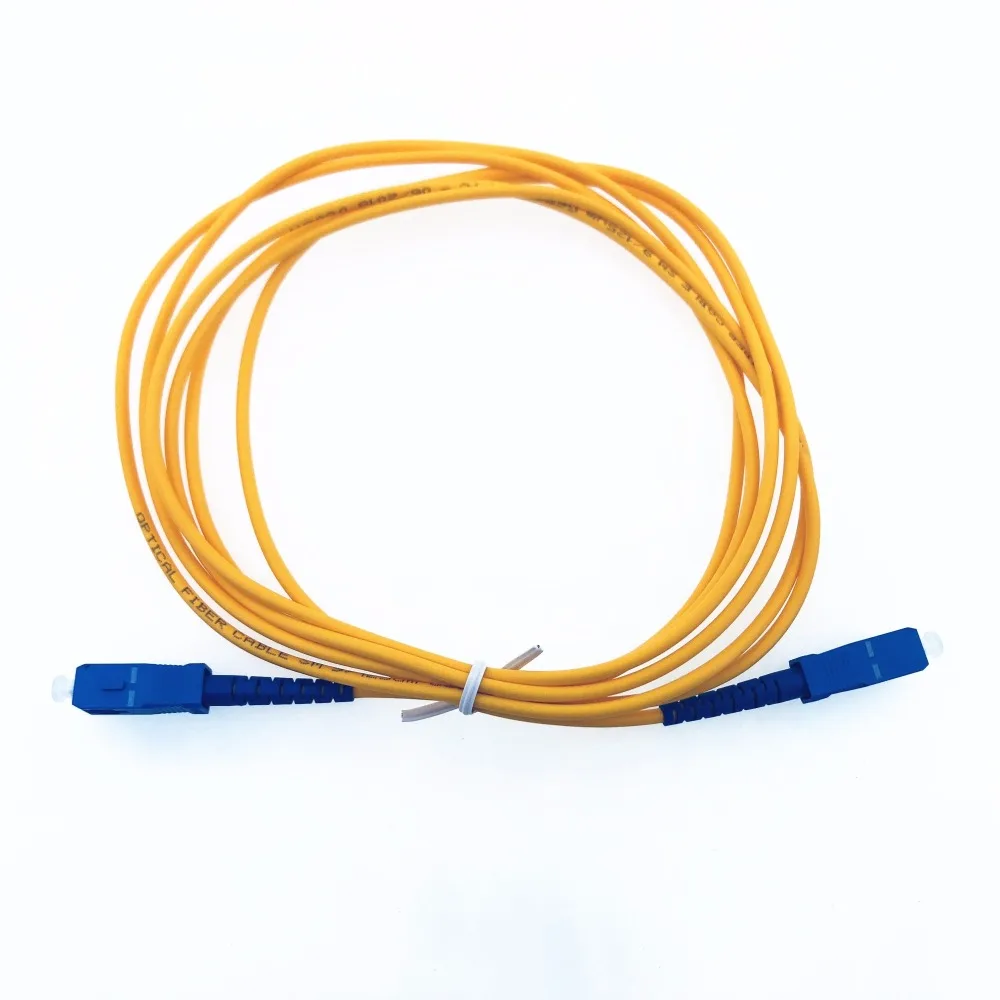 5 шт. FTTH SM SX 3 м UPC 2,0 мм или 3,0 мм FTTH волоконный Кабель Стандартный волоконный соединительный кабель SC-SC волоконно-оптический патч-корд
