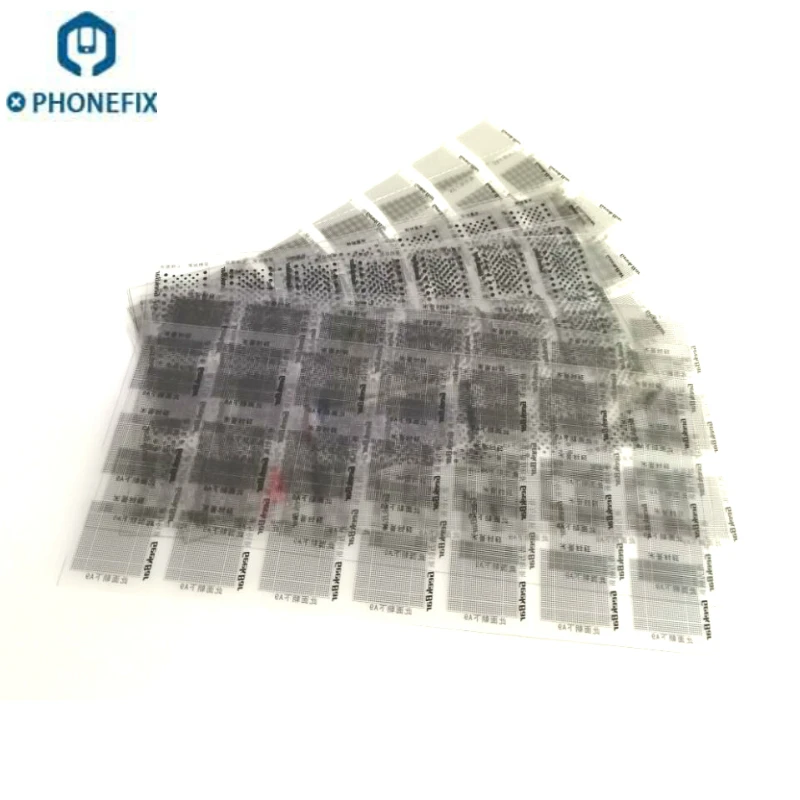 Паяльная маска для телефона трафарет с уф лампой закрепления 12 шт.|Наборы ручных