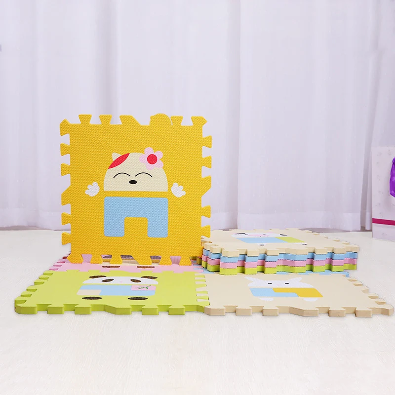9 шт./компл. детские коврики для игр мягкие ПЭ пены головоломки Playmat Обучающие