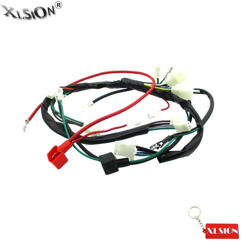 XLSION Aftermarket жгут проводов ткацкий станок для Zongshen 190cc Электрический стартовый