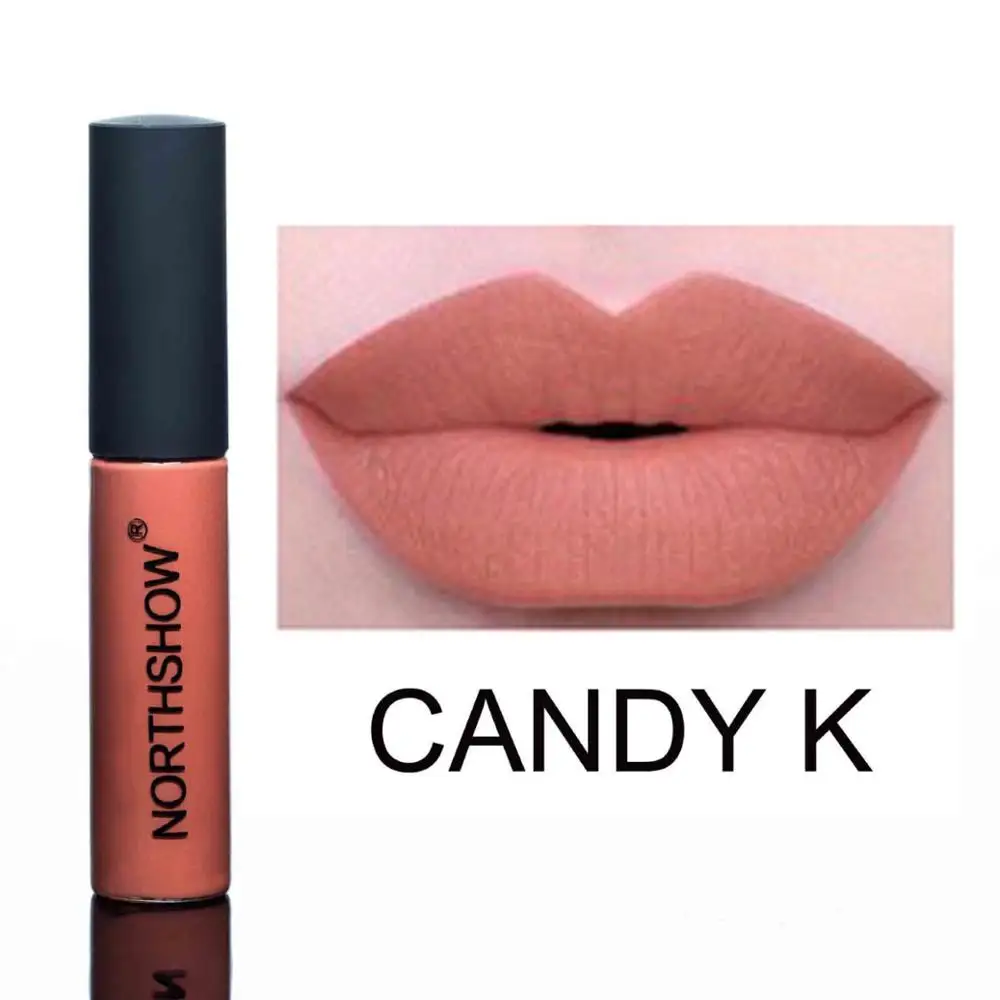 candy k Новинка, 12 цветов, брендовые увлажняющие пигменты, блеск для губ, матовый блеск для губ, стойкий водостойкий, сексуальная жидкость цвета "нюд", губная помада, матовая помада для губ - Цвет: candy k