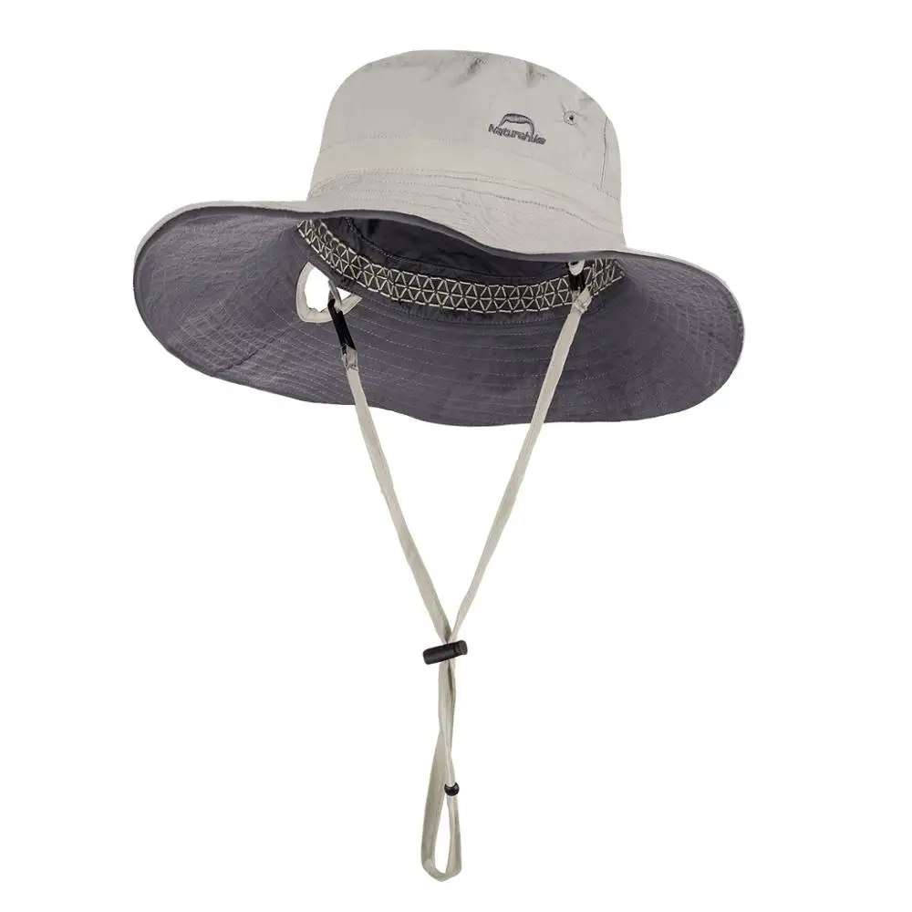 Gray Naturehike солнцезащитная Кепка летняя шапка для рыбалки улицы Солнцезащитная шляпа затенение Анти-ультрафиолетовая путешествия плюс растущая Кепка-козырек - Цвет: Gray