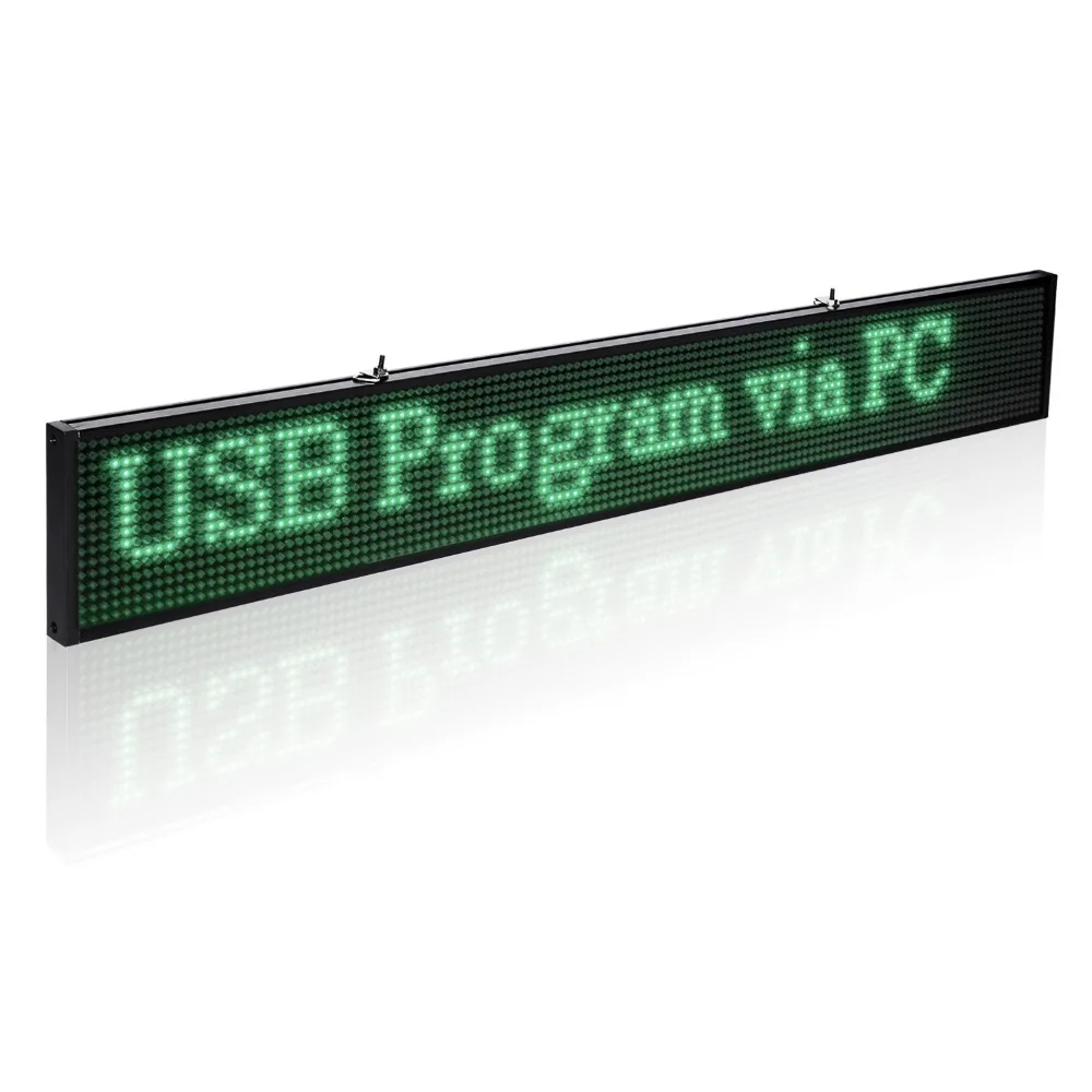 26 дюймов синий P5 SMD 16*128 пикселей Беспроводной Wi Fi светодиодный знак