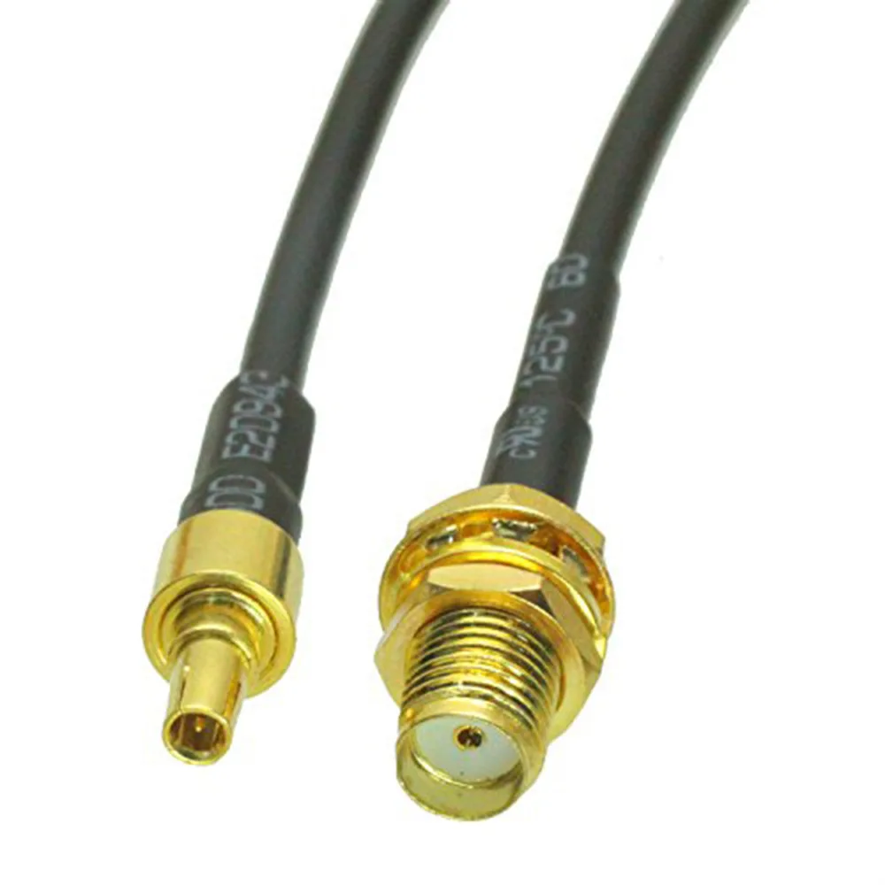 RF SMA женский переключатель CRC9 свиной хвост кабель переборка К мужской прямой 3G USB