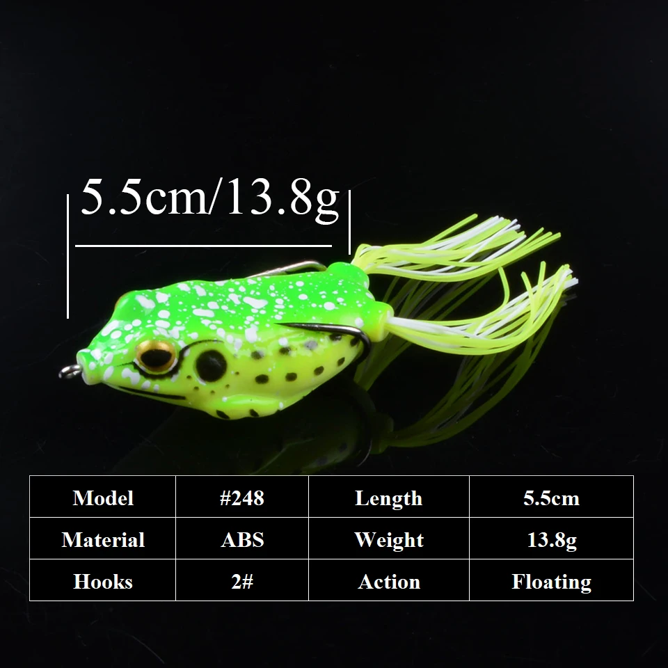 1 шт. мягкая трубчатая приманка японская пластиковая рыболовная приманка-лягушка