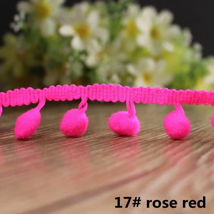 Дешевые декоративные шарики-Помпоны для макраме размером 18-20 см ширина 2 5 диаметр