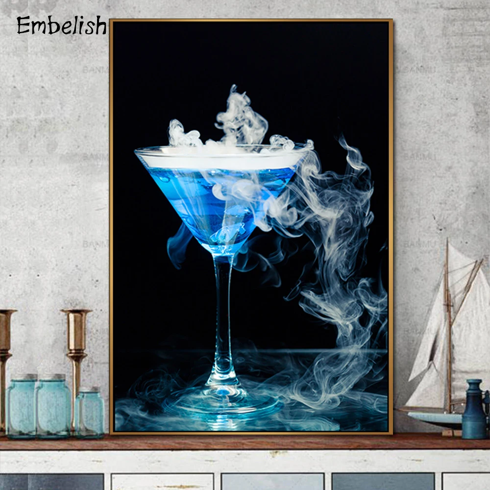 Embelish 1 шт. стекло со льдом красивые настенные плакаты для гостиной HD Печать на