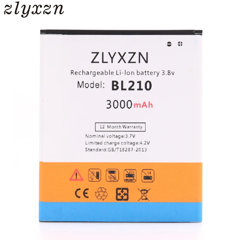 3000 мА/ч BL210 Батарея для lenovo A536 A606 S820 S820E A750E A770E A656 A766 A658T S650 | Мобильные телефоны и