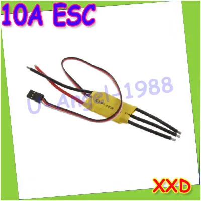 3 шт./лот XXD 10A ESC Бесщеточный Двигатель Скорость контроллера RC BEC 1A Бесплатная