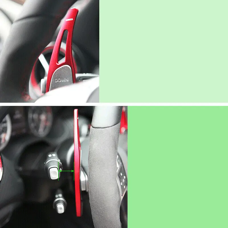 Savanini Alloy Add-On Steering Wheel DSG Paddle Shifters Extension For Mercedes Benz E63 AMG 2007