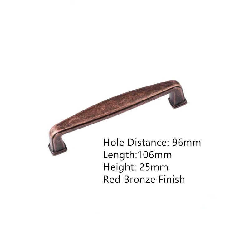 Ручки для мебели LCH в античном стиле ручки комода красная Бронзовая Античная
