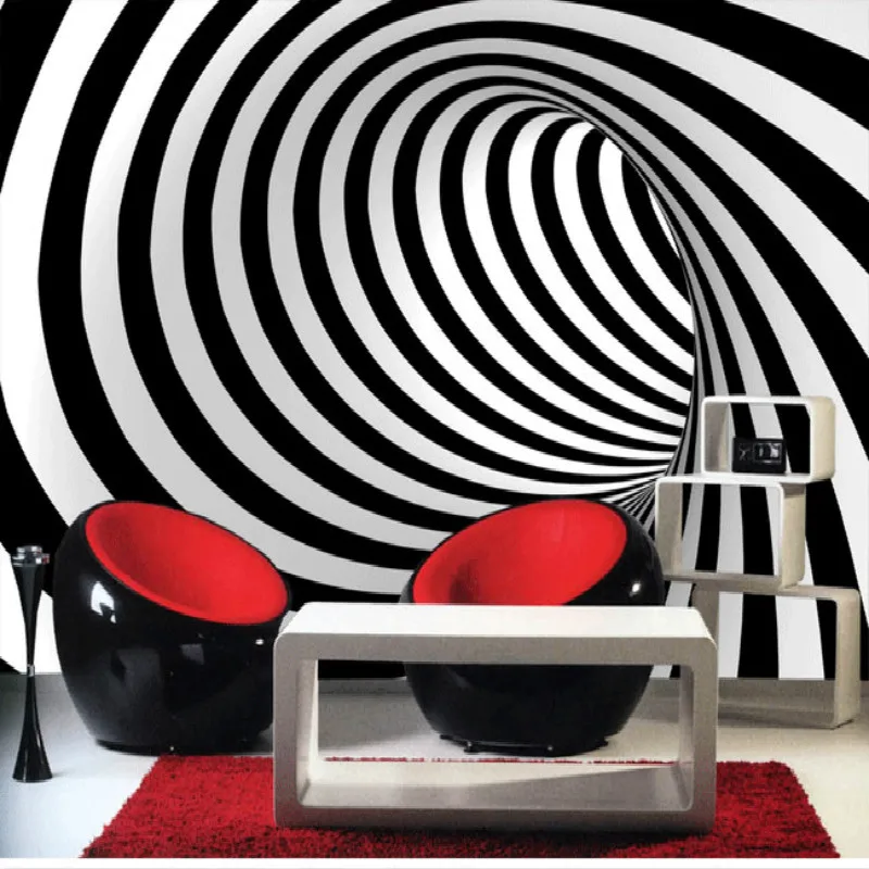 3D абстрактный художественный фон современный черный и белый росписи новый