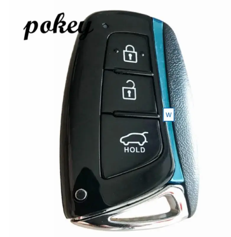 Сменный смарт ключ для HYUNDAI 3 кнопки 433 МГц чип ID46 95440 2W600 Santa Fe IX45|Ключ от авто| |