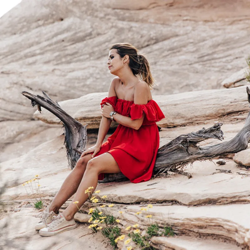 2019 для женщин в винтажном стиле Сезон лето Богемное платье Пикантные элегантные