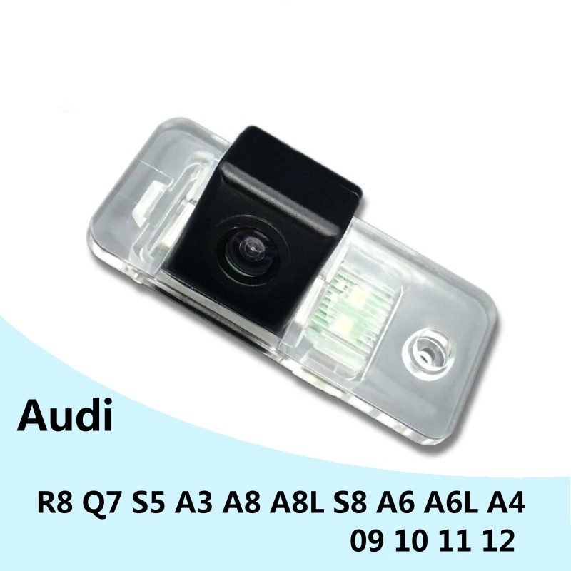

Rearview Camera for Audi R8 Q7 S5 A3 A8 A8L S8 A6 A6L A4 09 10 11 12 Car Night Vision reverse Rear View Reversing Backup Camera