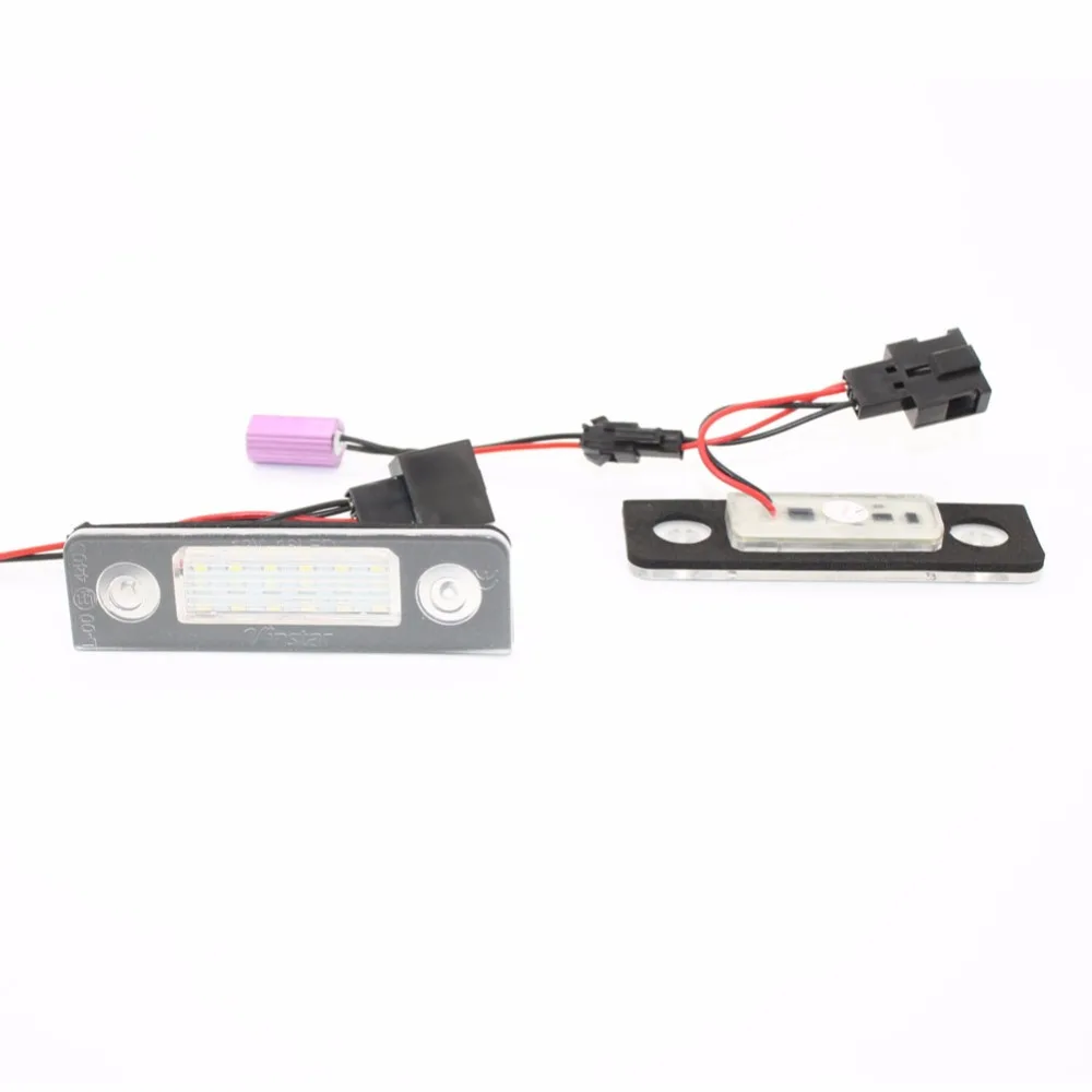 Светодиодная лампа для номерного знака светильник льные лампы Skoda Octavia II Фасонная