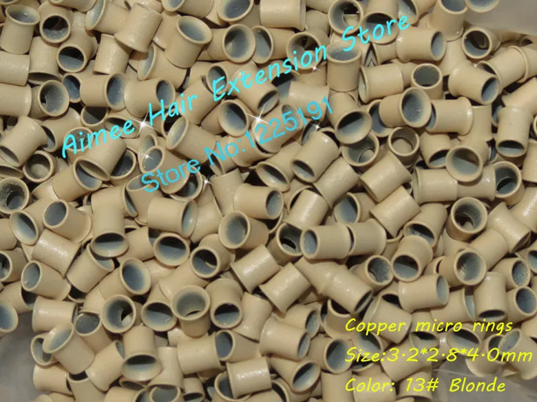 3 2*2 8*4.0mm11 # Light brown1000pcs медное расклешенное кольцо легко фиксирует/медная трубка