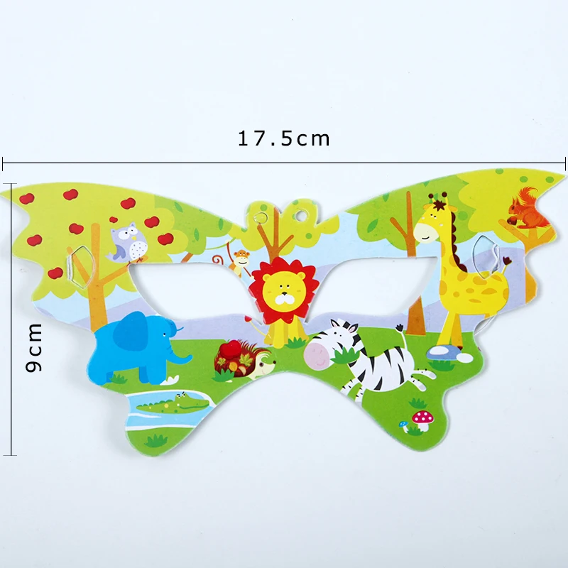 10 шт./лот забавные животные тема вечерние маска для глаз лица малышей подарок на