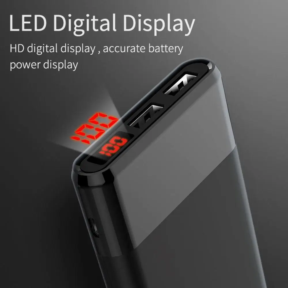 HOCO 12000 mAh power Bank 2.1A Быстрая Зарядка Внешний аккумулятор для iPhone Xiaomi huawei Запчасти