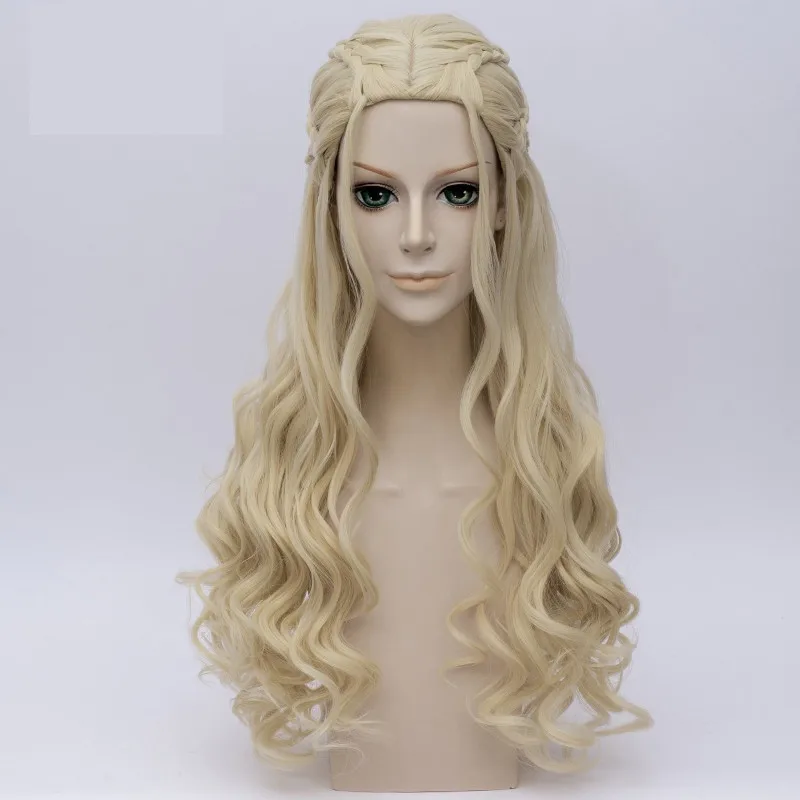 Парик для косплея &quotИгра престолов&quot Дейенерис Таргариен синтетические волосы