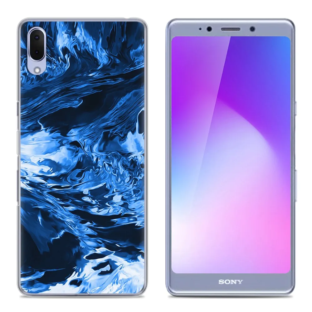 10 Мягкий чехол для телефона для sony Xperia L3, 5,7 дюйма, цветной модный дизайн, ТПУ силиконовый чехол - Цвет: 10