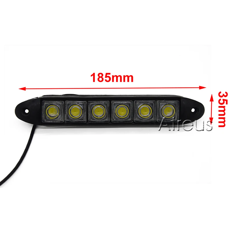 Atreus 2X 6 LED Автомобильные дневные ходовые огни 12V DRL светодиодная лампа для Honda Civic 2006
