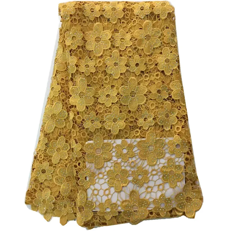 Мода 2017 г. Африканский шнур Кружево Высокое качество персик Цвет африканский