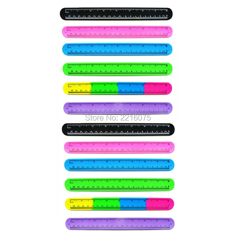 500pcs Sports colorful ruler silicone slap bracelets rubber wristband free shipping by DHL express | Украшения и аксессуары