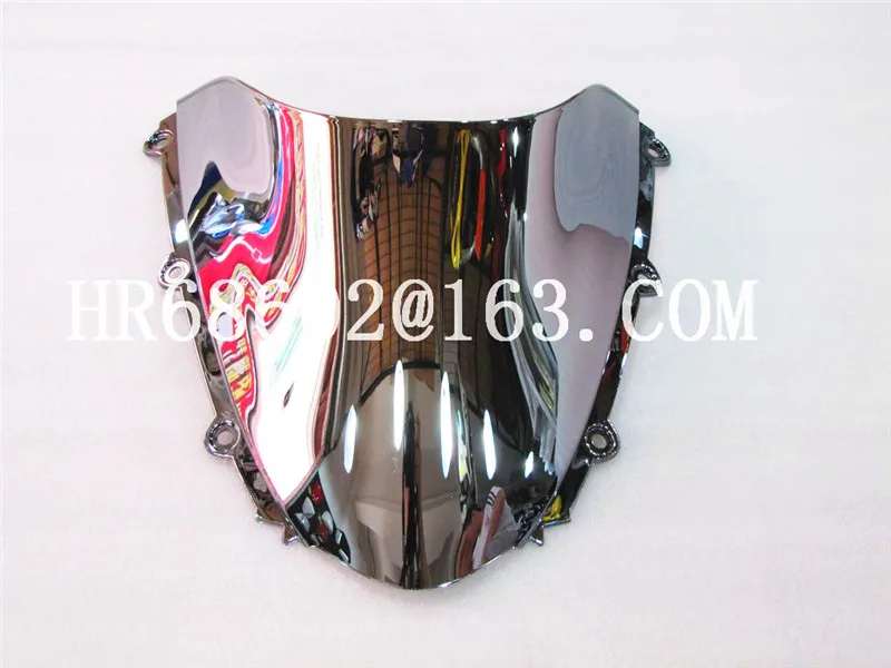 Для лобового стекла Honda CBR1000 2004 2005 2006 серебряное лобовое стекло двойной пузырь CBR