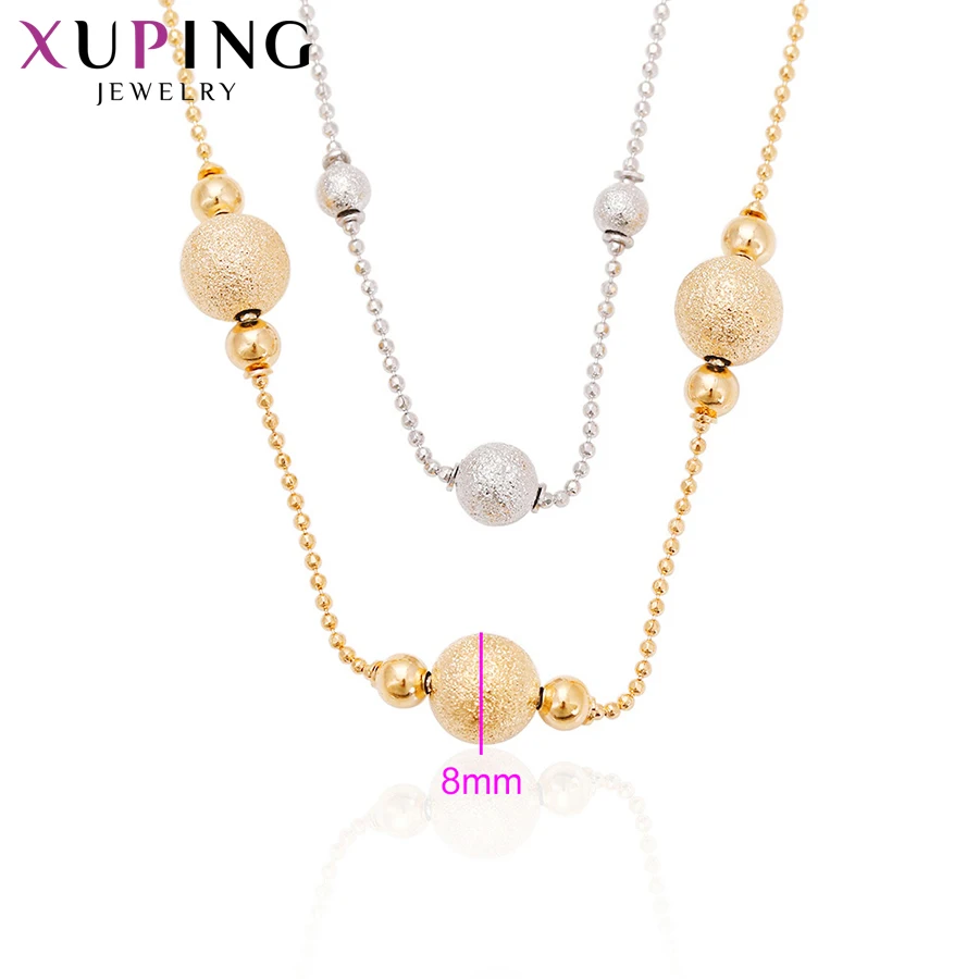 Xuping Fashion Elegant Necklace Lovely Long High Quality Hot Sell Chain Jewelry Halloween Gifts 41807 | Украшения и аксессуары