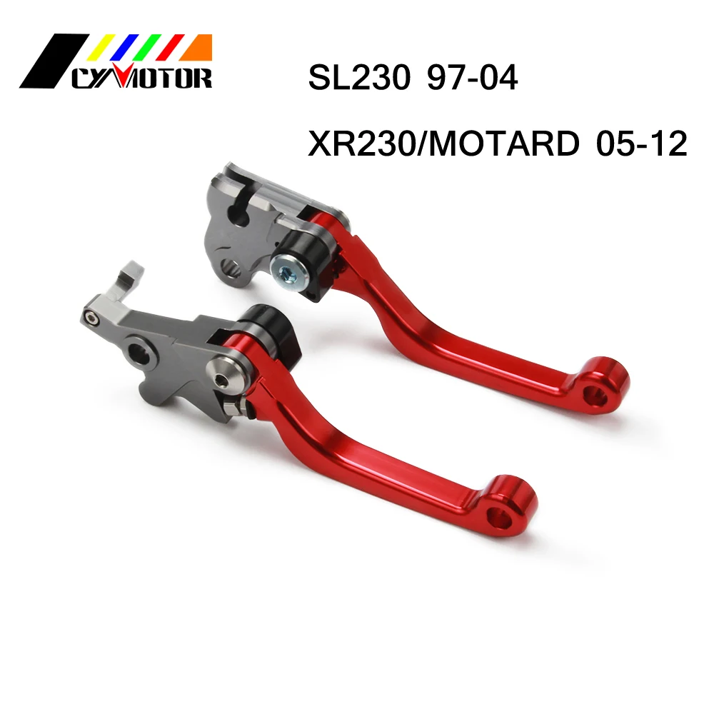 4 Мотоцикл с ЧПУ Сводные сцепные рычаги для HONDA CRF230 CR CRF SL XR CRM 80 85 125 150 230 250 400 450 X R L M MOTARD AR - Цвет: 4