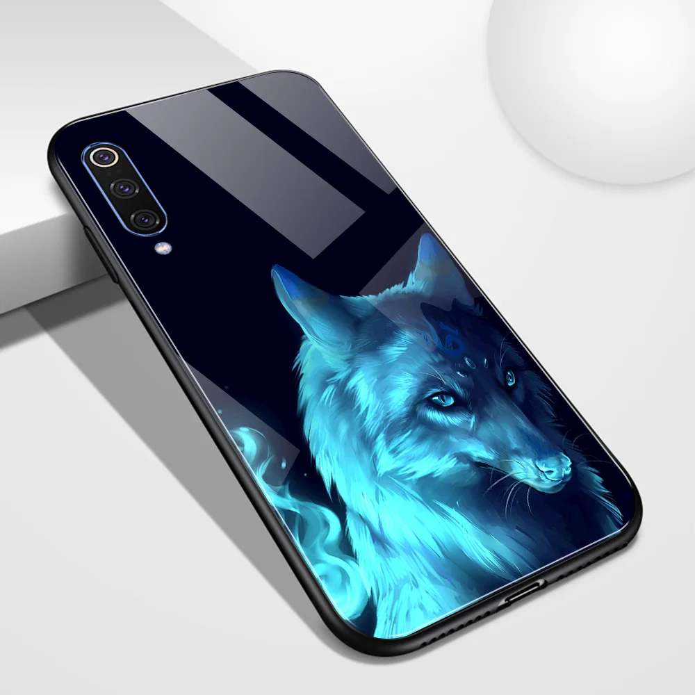 Чехол для xiaomi mi 8 lite, стеклянная задняя крышка, чехол mi x 2 s, милый дизайн с лисой для xiaomi mi 8 8se lite explorer mi 9 9se mi x 2 2s 3 CC9