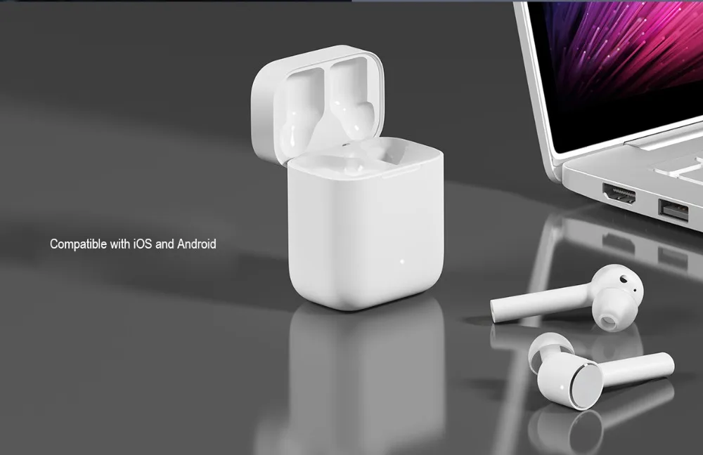 Xiao mi Air TWS Bluetooth наушники mi AAC HD шумоподавление сенсорная Беспроводная bluetooth-гарнитура с mi c наушниками