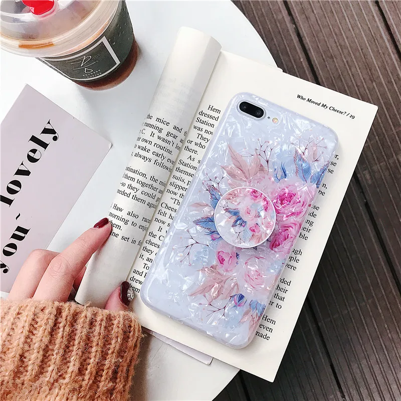 Телефон чехол для iPhone 6 S 7 8 9 плюс X XS MAX XR Горячие в виде ракушки узор Графический
