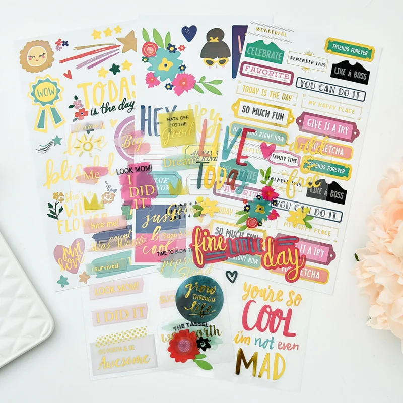 

YPP CRAFT Friends Forever Colorful Sticker set for Scrapbooking DIY Projects/Photo Album/Card Making Crafts