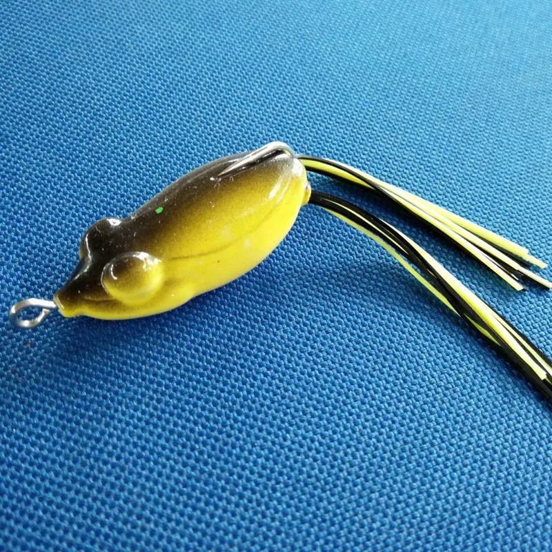 4 см 5g встроенный в транспортное средство лягушка приманки мягкие для змееголов