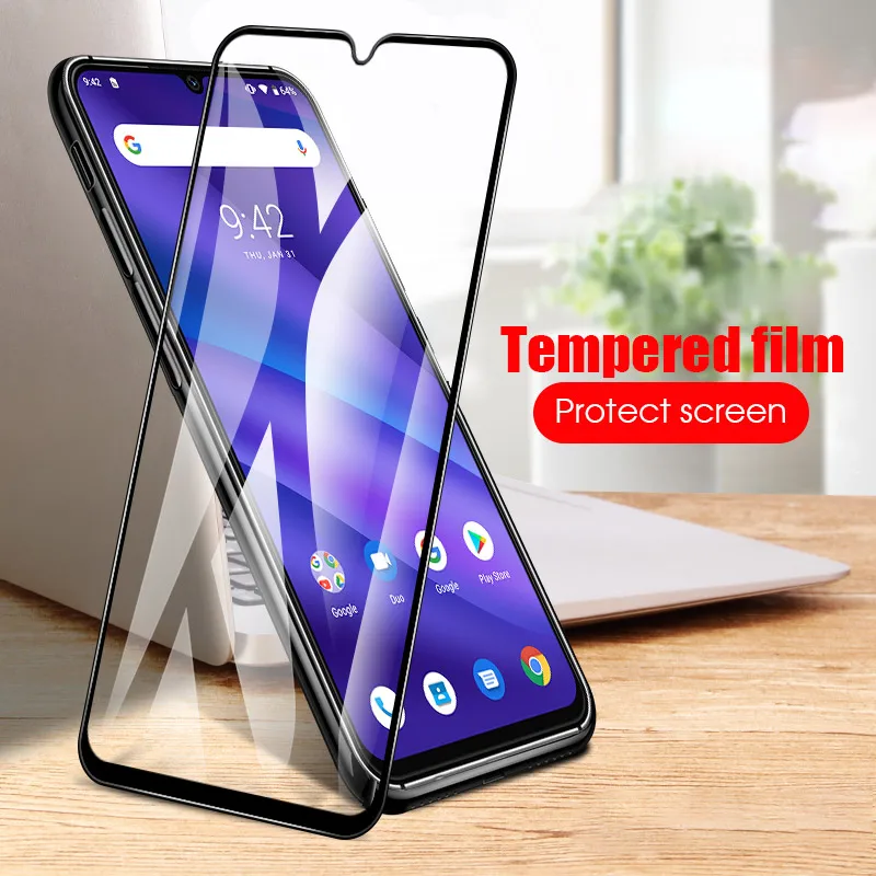 Закаленное стекло с полным покрытием для UMIDIGI A5 Pro Защитная пленка экрана