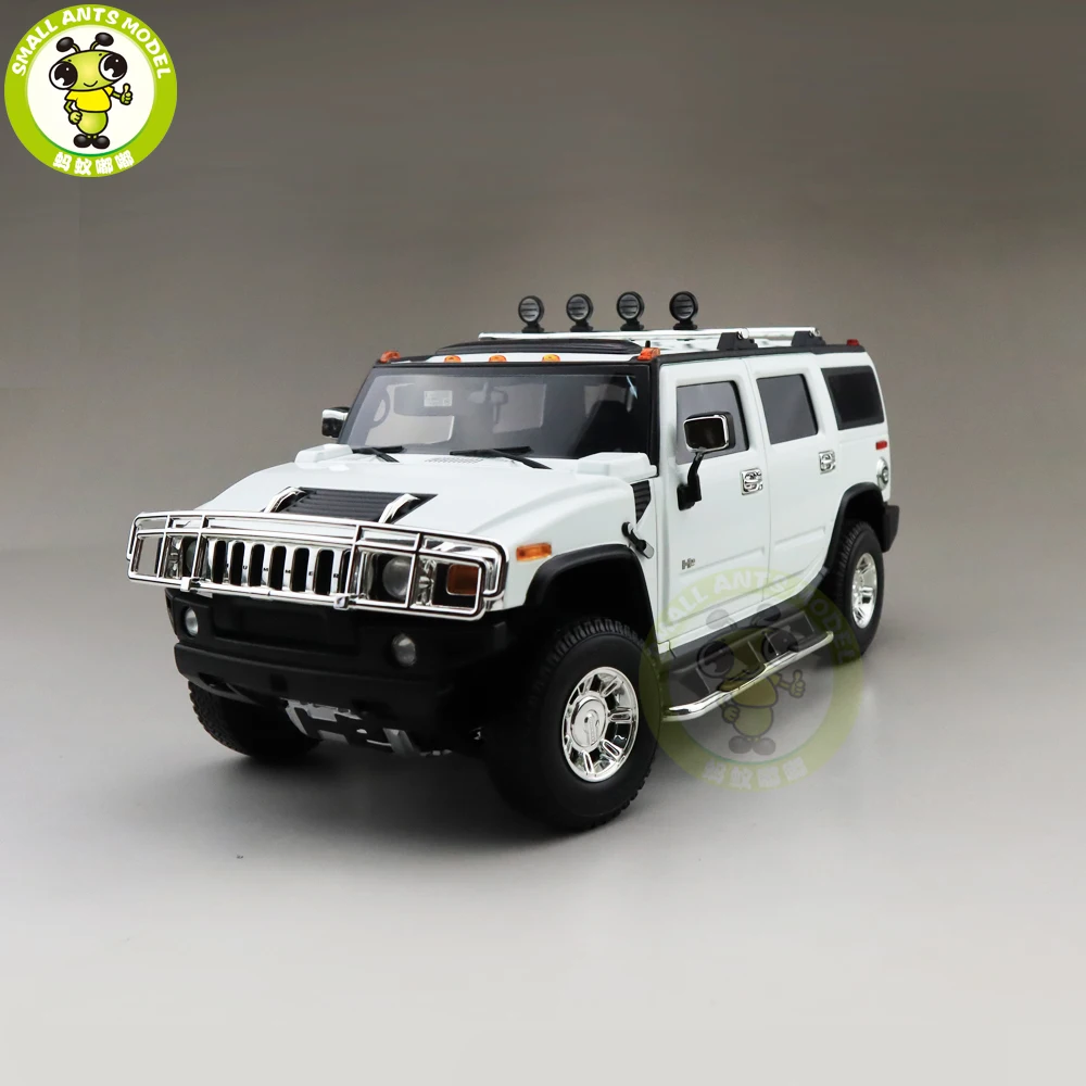 Коллекция 1/18 года модель автомобиля GreenLight Hummer H2 цвет белый|Наземный транспорт| |