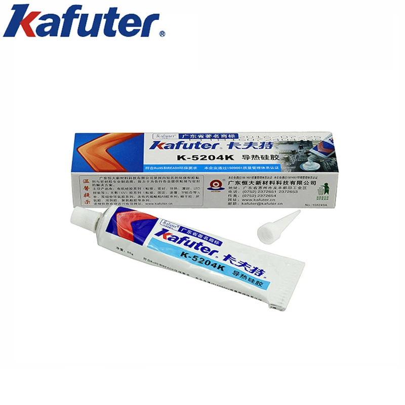 Kafuter 80 г светодиодный Теплопроводящий силиконовый клей для склеивания