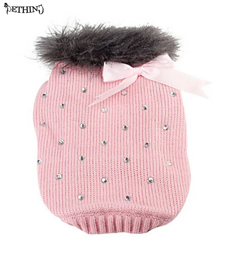 

Hot Selling Lovely Bows Patterns Wholesale Dog Clothes Cute Dog Sweater Puppy Sweater Pink,Blue XS-XL Supply