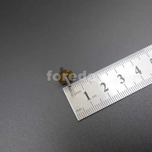 5 шт х 0.2M41T латунная Шестерня 0,2 модуль 41 Зубы T = 41 DIY аксессуары 0,2 M 41 Т половина вал 1,58 мм+ 2 мм Dia.8.6mm 5 шт./лот* FD043X5