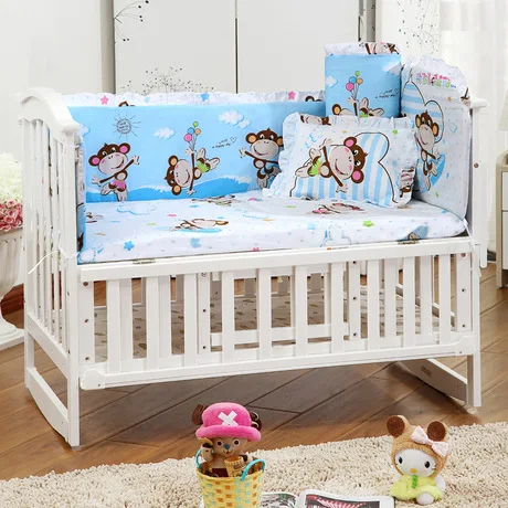 Набор постельного белья для детей Детский Комплект bebe Детская кроватка