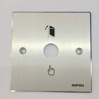 ONPOW панель из алюминиевого сплава с отверстием 16 мм|panel|panel door |